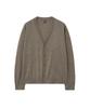 Iolo Royal V-Neck Cardigan_Mocha Brown