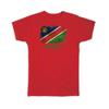 Geschenk-T-Shirt : Namibia Namibische Flagge Afrika Afrikanisches Land Souvenir National