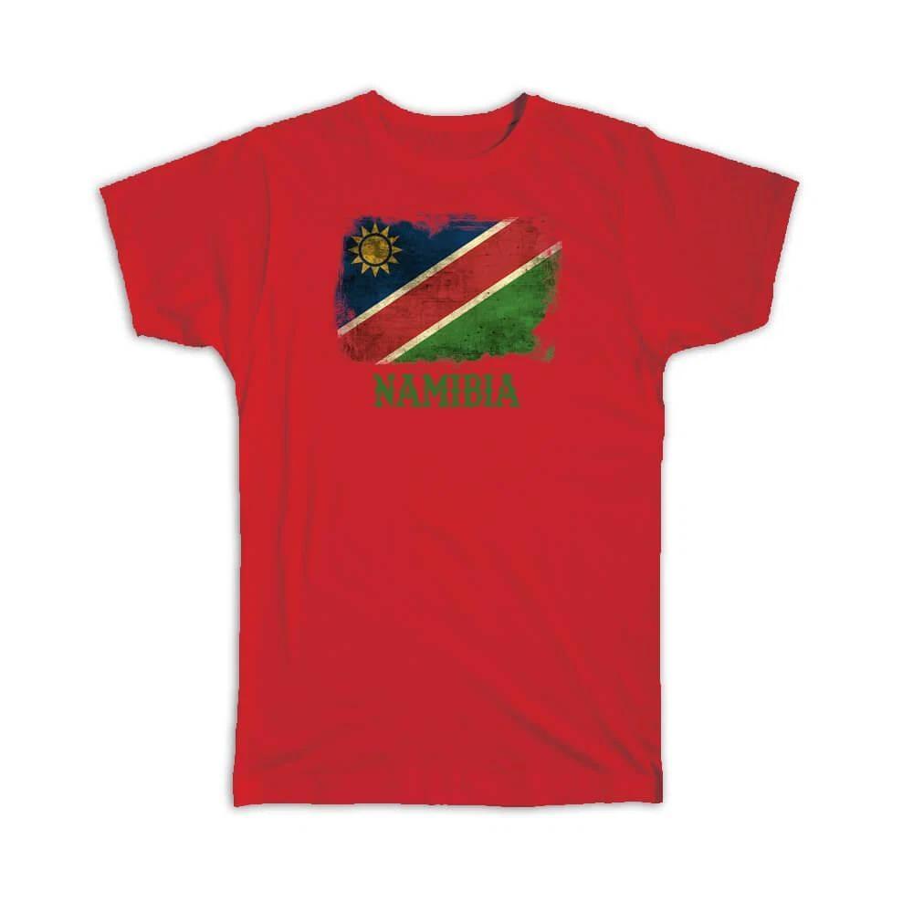 Gift T-Shirt : Namibia Namibian Flag Africa African Country Souvenir National S