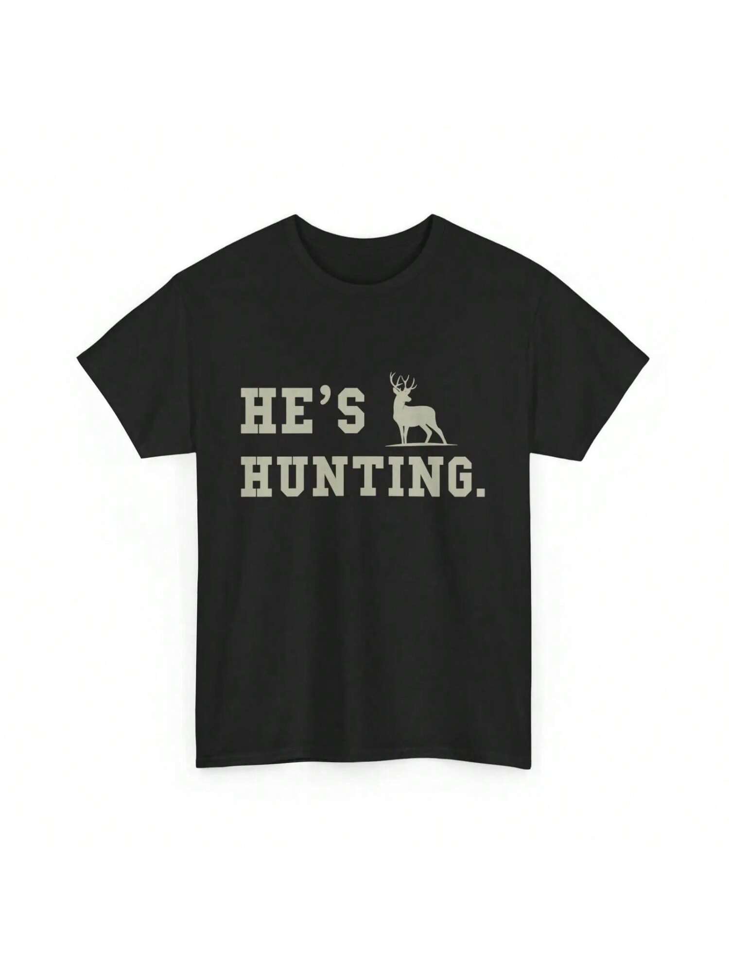 He s Hunting Funny Season Wife Husband Christmas S T Shirt S разноцветный