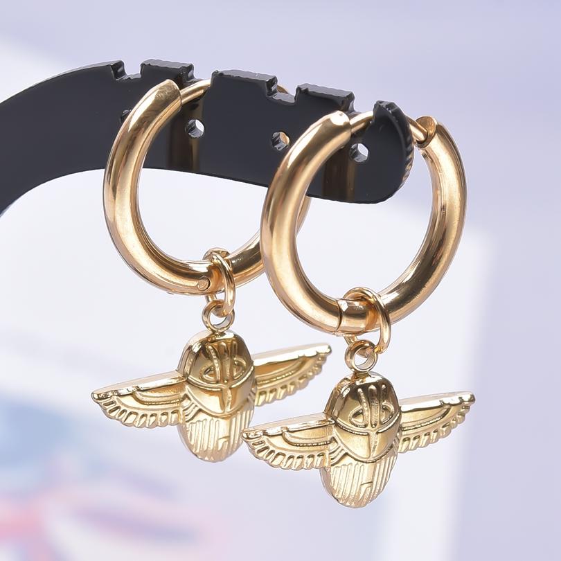 High Quality Aretes Stainless Steel Earrings For Women Men Punk Accessories Ear Piercing Fashion Kpop Jewelry Pendientes Mujer