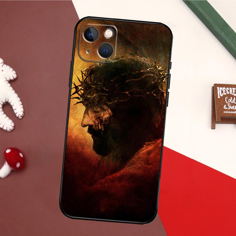 God Jesus Case For iPhone 13 Pro Max 16 15 11 12 14 17 Pro Max mini 15 16 Plus 16e 17 Air Back Cover