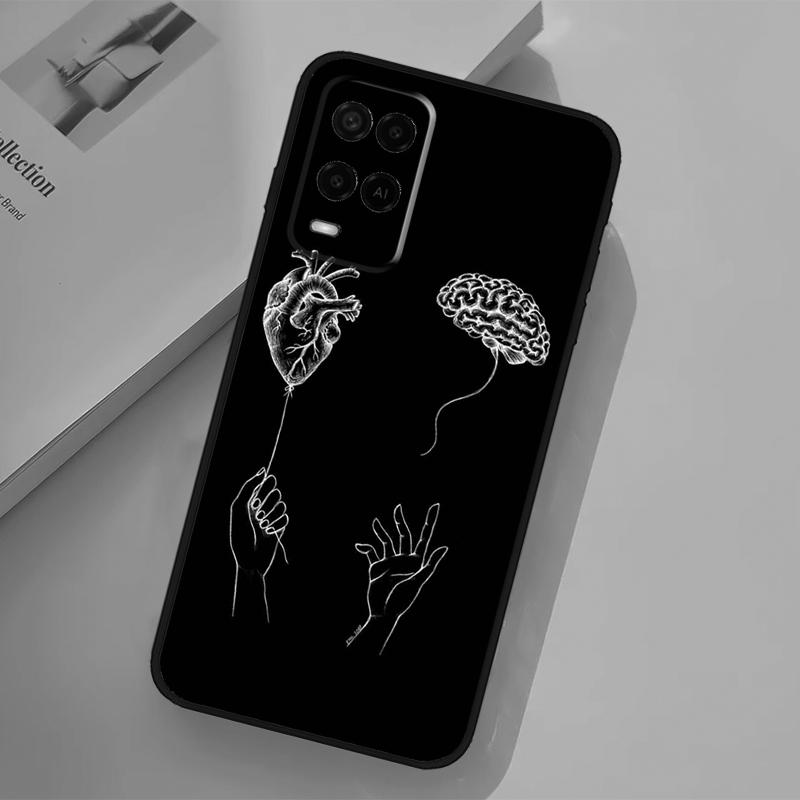 Medical Human Organs Brain Case For Oppo A98 A78 A18 A38 A58 A60 A80 A40 A96 A76 A16 A94 A74 A54 A15 A17 A57 A77 A5 Pro