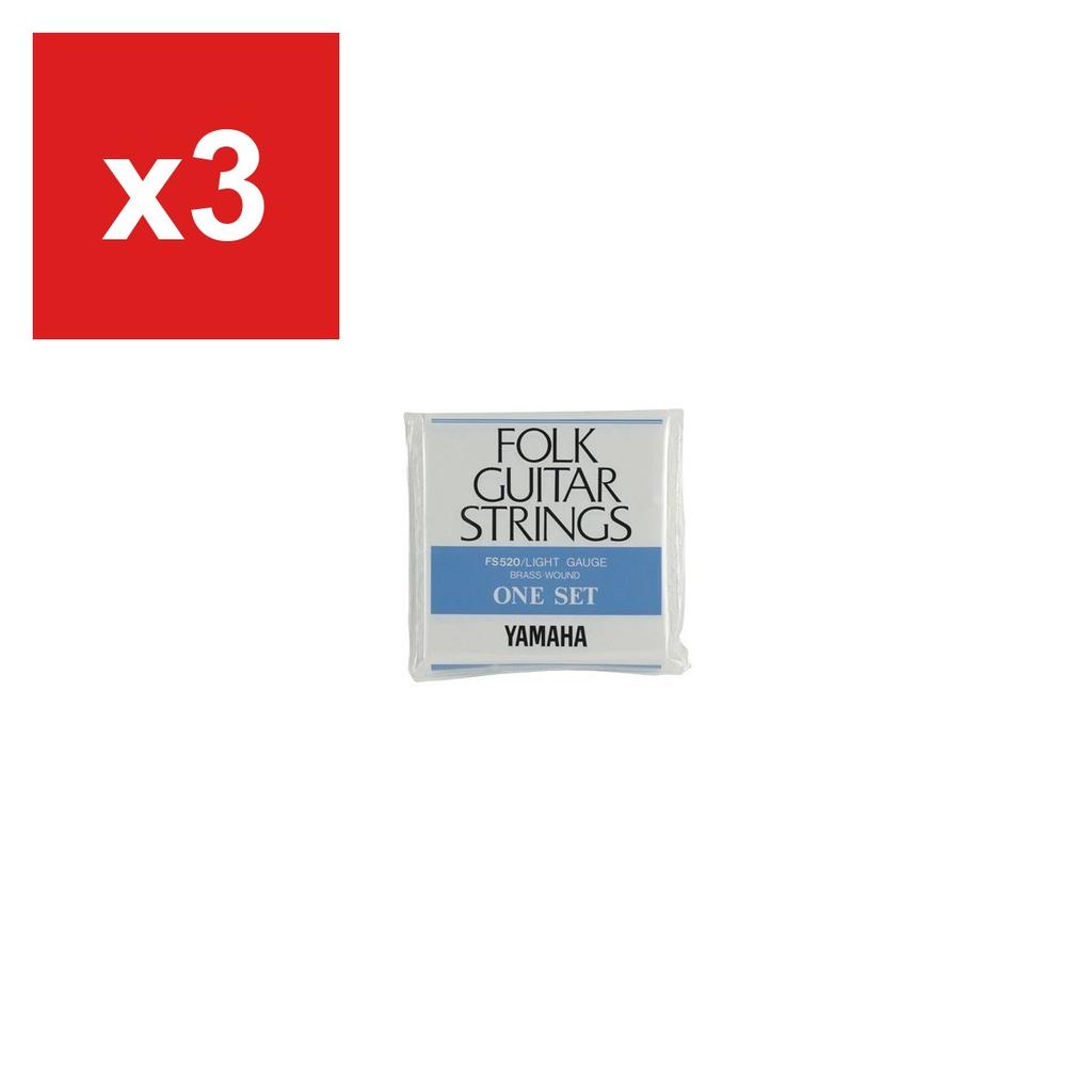 Folk Guitar Strings Yamaha FS-520 Light Gauge (2 Sets)