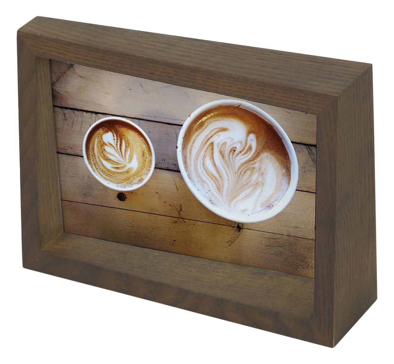 

Umbra Photo Frame EDGE PHOTO DISPLAY 4x6 Aged Walnut 21004215746