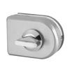 10 12mm Stainless Steel Glass Door Lock Latch Rotary Knob Open Close Home Hotel Bathroom Use