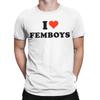 I Love Femboys I Heart Femboys Apparel Unisex T Shirts 100% Cotton Tee Graphic  T-shirt Clothes