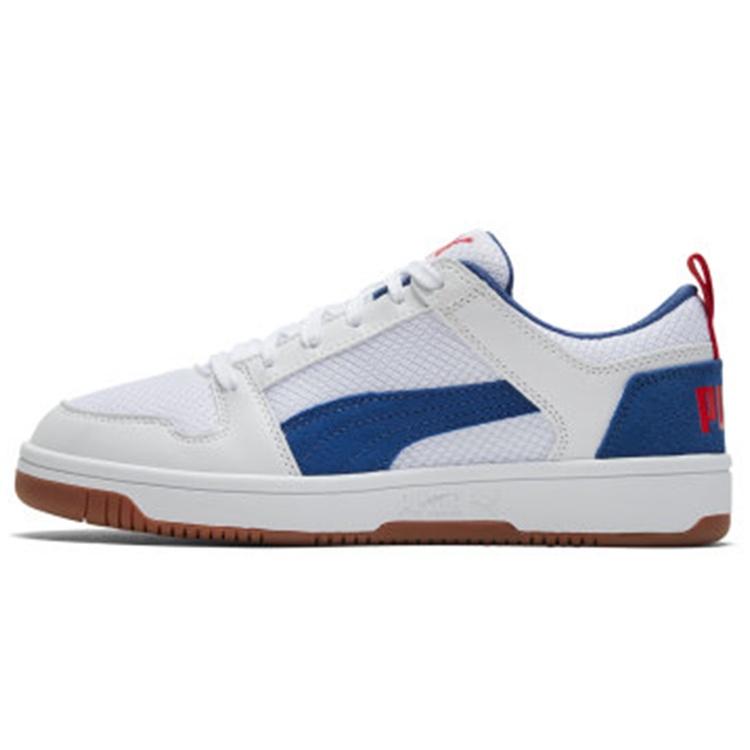PUMA Rebound Layup Lo White/Blue Men s 370914-01 EU 36