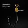 Steel Wire Leader Double Fish Hook: Anti-Tangle, Anti-Bite, Ideal for Grass Carp, Carp, and Pomfret Sea Fishing