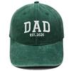 Hot Sale DAD MOM Embroidered Baseball Cap Washed Retro Male and Female Couples Casual Versatile Hat