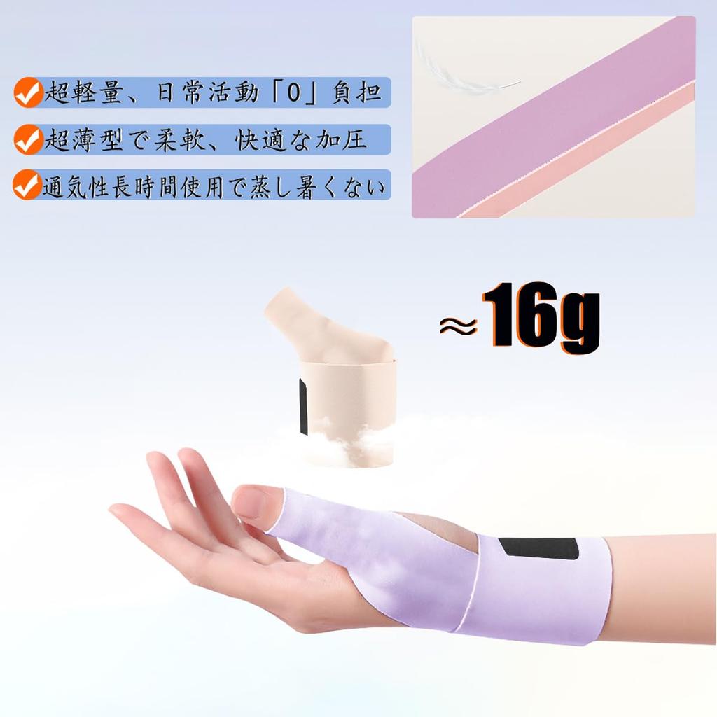 Wrist and Thumb Support Supports and Protects the Thumb Adjustable Protects and Prevents Suitable for Unisex Left and [Soft Fabric/Built-in Spring]