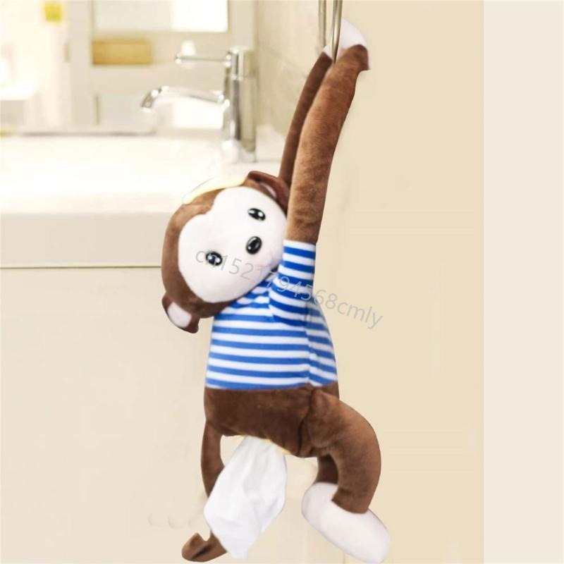 Hanging-Monkey Tissue Holder Napkin-Box Creative-Tissue Box Animal Tissue Paper 6XDE
