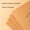 Deli A5 Kraft Paper Stitched Softcover Notebook (12 Pack)