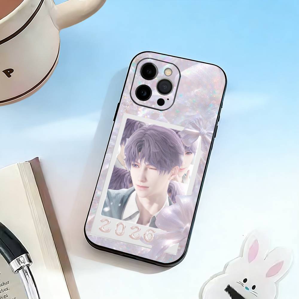 

Qiyu Love and Deepspace Phone Case For iPhone 17, 16,15,14,13,12,11 Plus,Pro Max, Others Soft Black Cover iPhone12