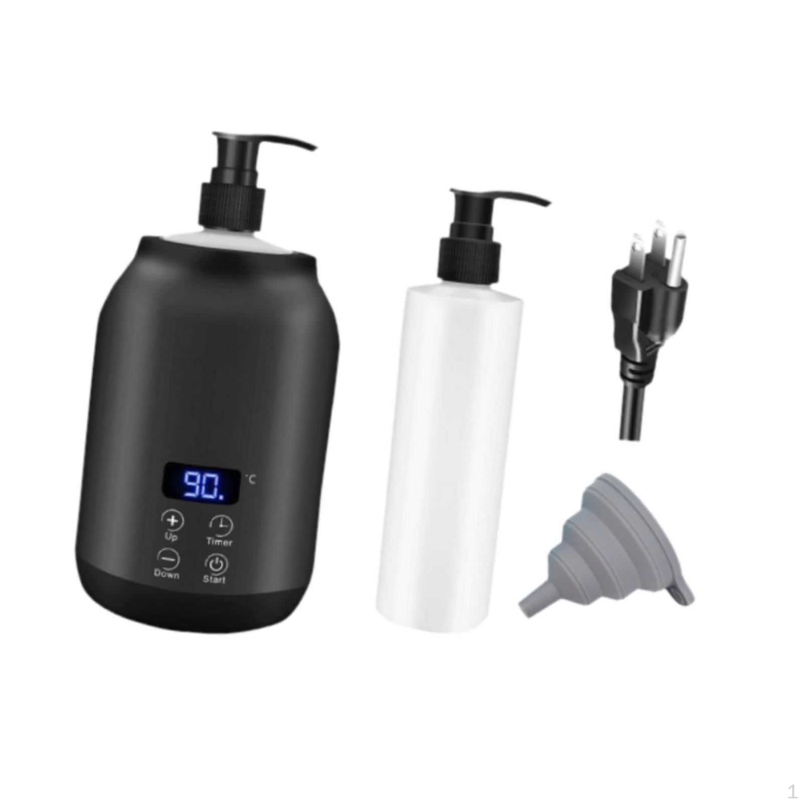 

Подогреватель масла для одной бутылки с сенсорной кнопкой управления для бутылок, подогреватель лосьона, белый чёрный