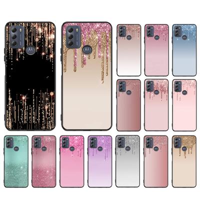 Etui Dripping Glitter Pink do Motorola Moto Edge 50 40 Pro 40 30 Ultra Neo G Power G Stylus G Play E32 E20 E40