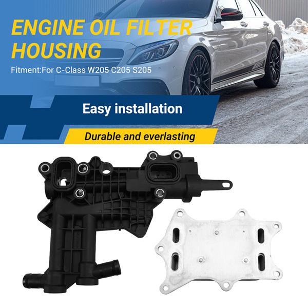 Mercedes Oil Filter Housing & Cooler - Compatible with Models 6261800065 & 6261800011