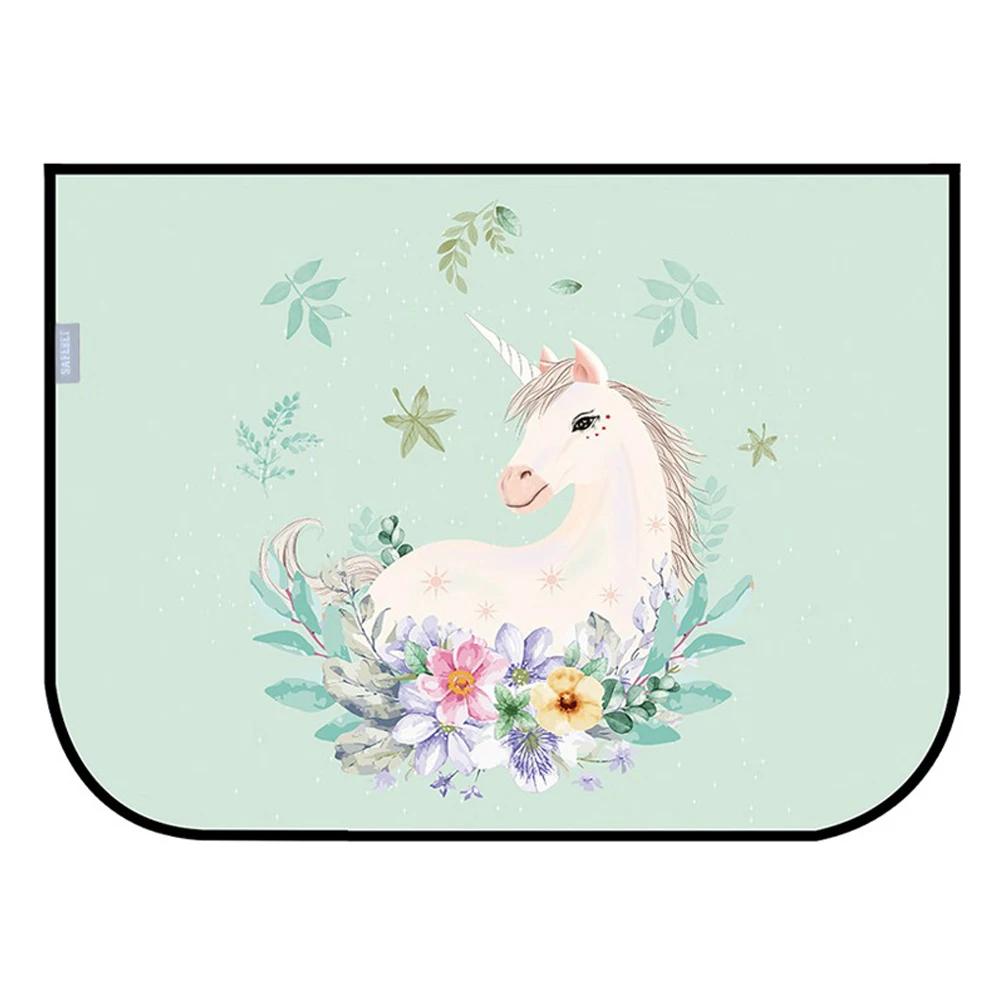 Universal Magnetic Car Sun Shade Cover UV Protection Side Window Curtain Cute Cartoon Design for Baby Kids Car Styling