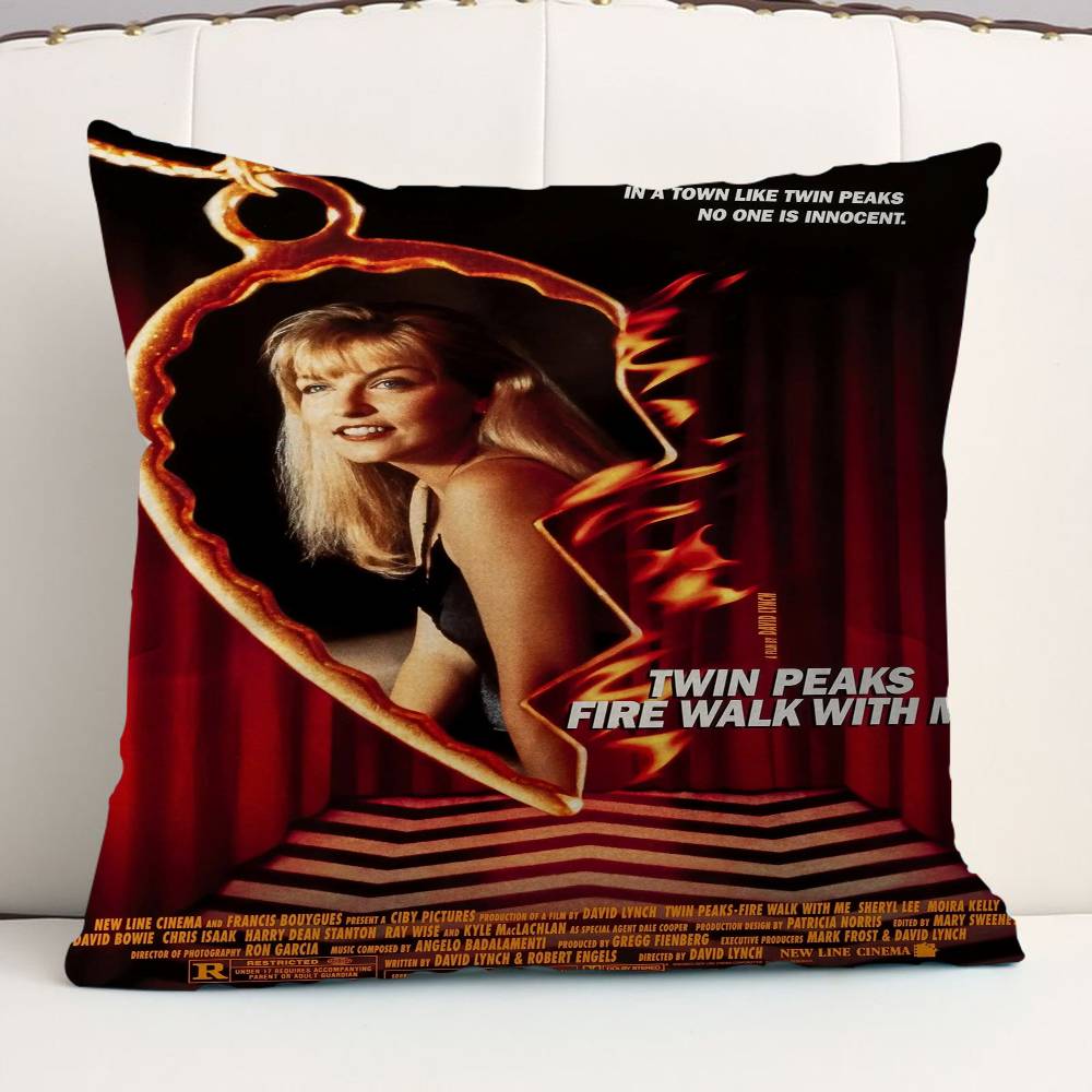 Twin Peaks Tv Series Shows Anime Lucky Dragon Pillow Cover Sofa Cushion Cover Home Room Decoration Children Gift