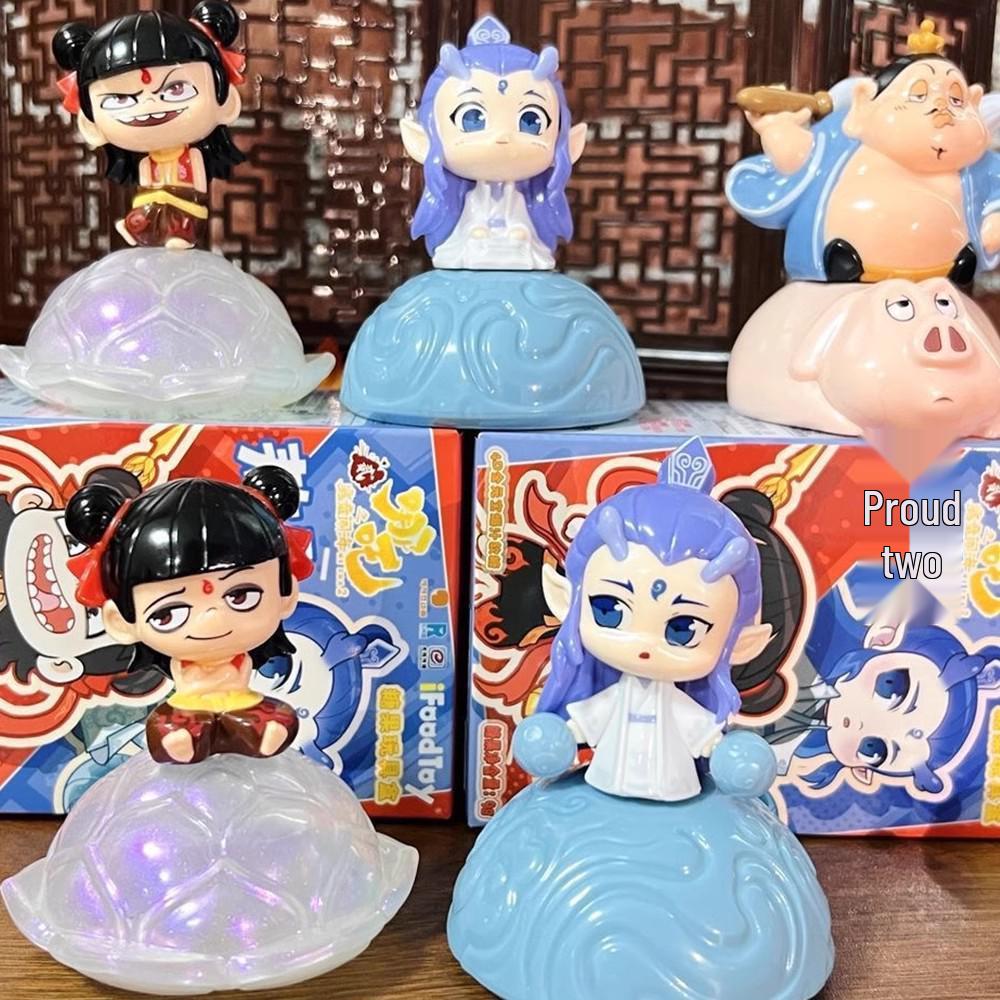 Nezha & Ao Bing Demon Child Figurine Blind Box - Toy Gift Ornament Decoration