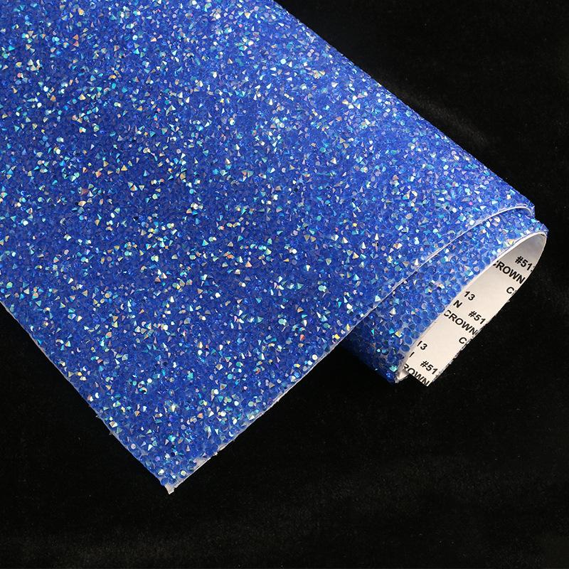 VC 20*24cm *40 Self-Adhesive Glass 3D Eco-Friendly Rhinestone Flatback 14 Facets Strip Sticker DIY Accessories Phone