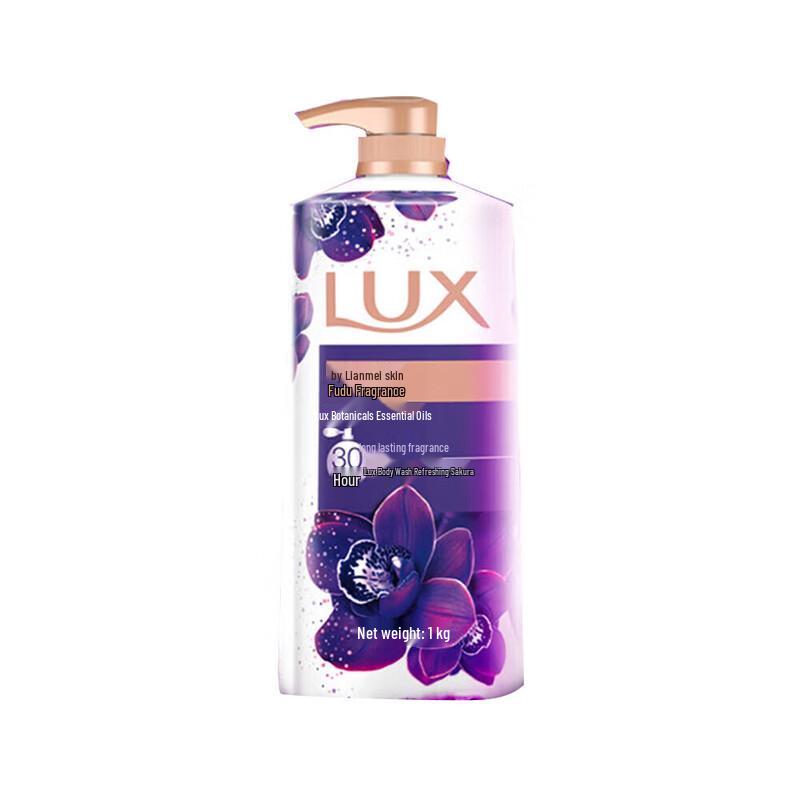 Lux Purple Lotus Lasting Fragrance Essential Oil Shower Gel