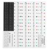 Piano Sticker Electronic Piano Removable Keyboard PVC Adhesive Staff Intonation Labels