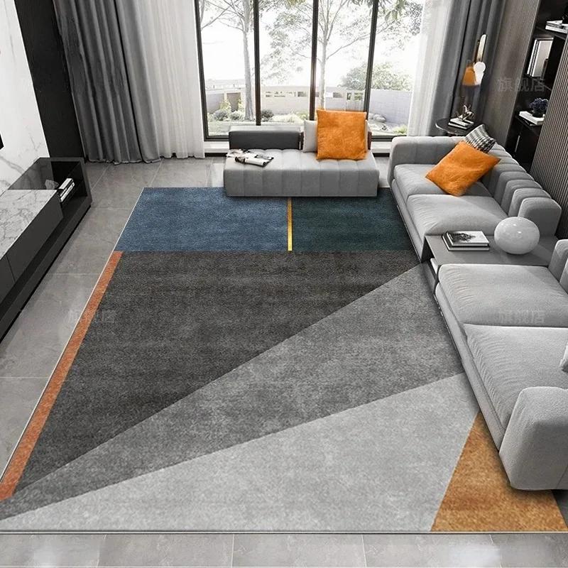 Modern Light Luxury Carpets Nordic Bedroom Carpet Large Area Living Room Decor Floor Mat Home Study Lounge Minimalist Style Rug
