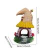 Decoration Fairy Tale Mushroom Elf House, Hidden Cave for Fish and Shrimp, Underwater World Ornament, Safe Shelter