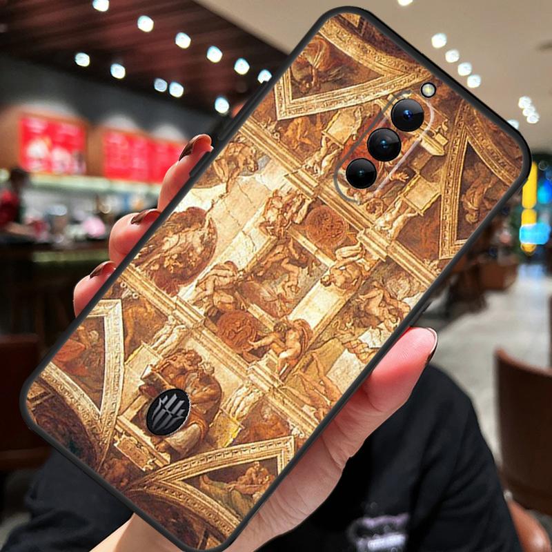 Michelangelo Art Case For ZTE Nubia Red Magic 8S 9S 10S 8 9 10 Pro Plus 6S 7S 6 7 Pro 5G 6R 11 Pro Plus Cover