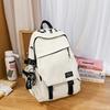 Big Capacity Simple Backpack With Letter Print Design And Waterresistant Fabric