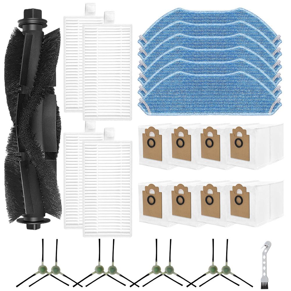 1 Set Brush Dust Bag Spare Parts Set For Lefant M2Pro / M2SPro Robot Vacuum Cleaner Replacement Filters Mops Accessories Pack