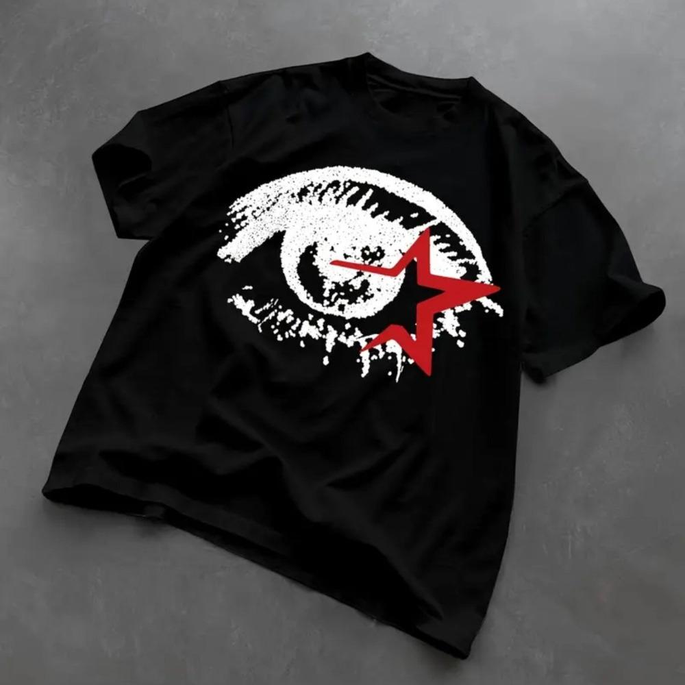 American Street Punk Style Personalized Creative Unisex Tshirt Summer New Casual Tshirt
