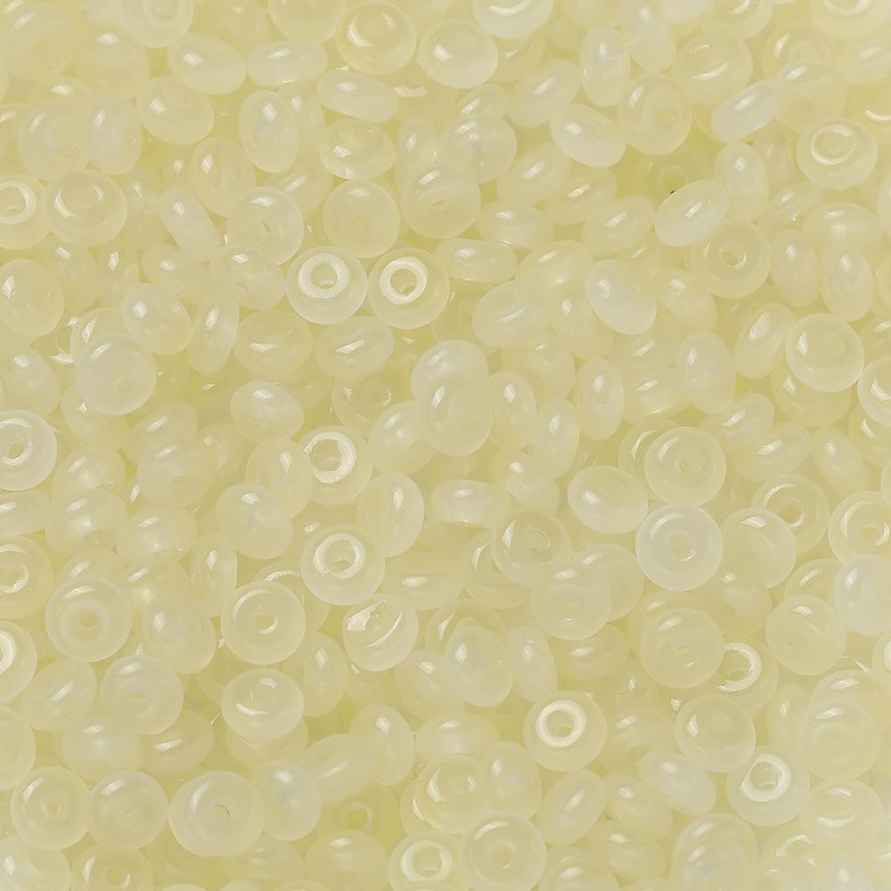 50pcs/Lots Colored Glass Seed Bead Abacus Shape Spacer Loose Beads for DIY Jewelry Making Bracelet Necklace Charms Accessories
