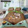Cartoon Dinosaur King Queen Duvet Cover Jurassic World Animal Bedding Set Universe Galaxy Quilt Cover Polyester Comforter Cover