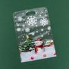 30PCS Christmas Gift Bag,Zipper Bags For Candy Chocolate Cookie Nougat Biscuit,Gift Tree Santa Packaging,25pcs