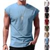 Men's Casual Button Front Vest Sleeveless Tank Top for Everyday Wear