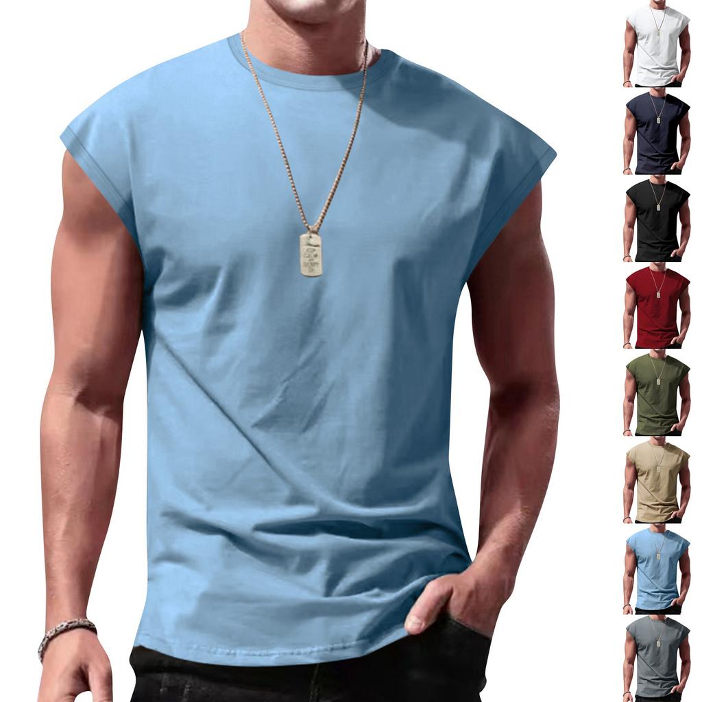 Men's Casual Button Front Vest Sleeveless Tank Top for Everyday Wear