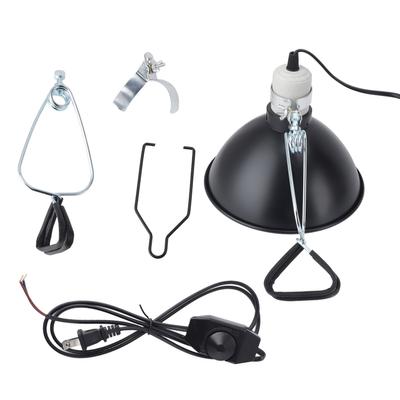 Reptile Heating Lamp Shade for UVA UVB Bulb 300W Dome Light Fixture Cover for Lizards Turtles
