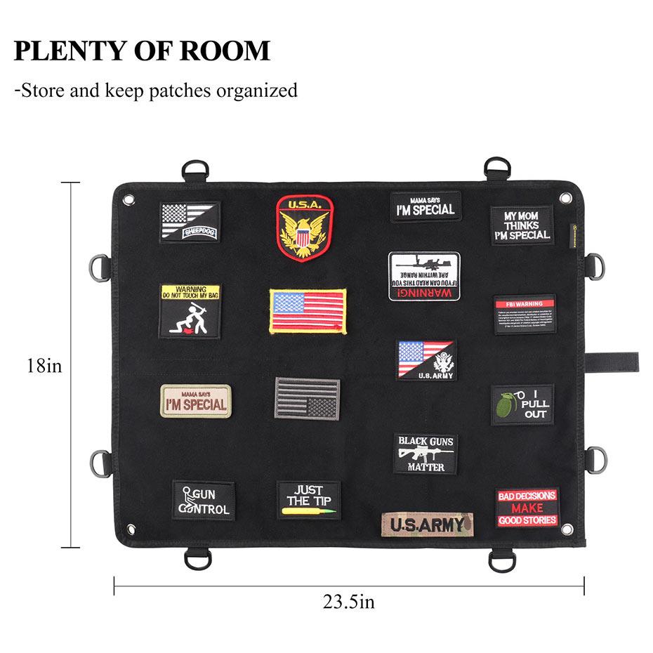 Patches Storage Display Board Collection Armband Organizer Cloth Badge Poster Background DIY Wall Hanging Decor