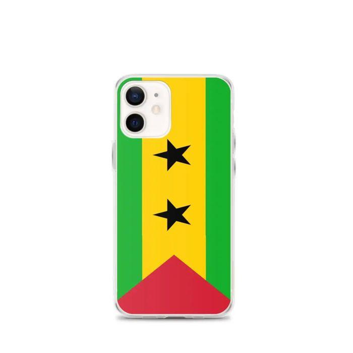 Coque Télephone Drapeau Sao Tomé-et-Principe - iPhone 12 mini