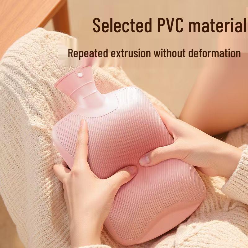 Thickened Explosion-Proof Hot Water Bottle – Warm Compress for Belly, Bed, Feet, and Hands.