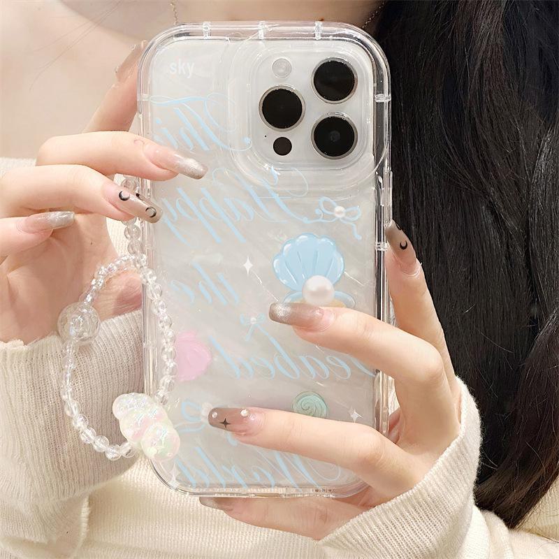 Husă Zhitai pentru iPhone 11/13/14/15Pro/16Pro Max – Carcasă Phantom cu Brățară.