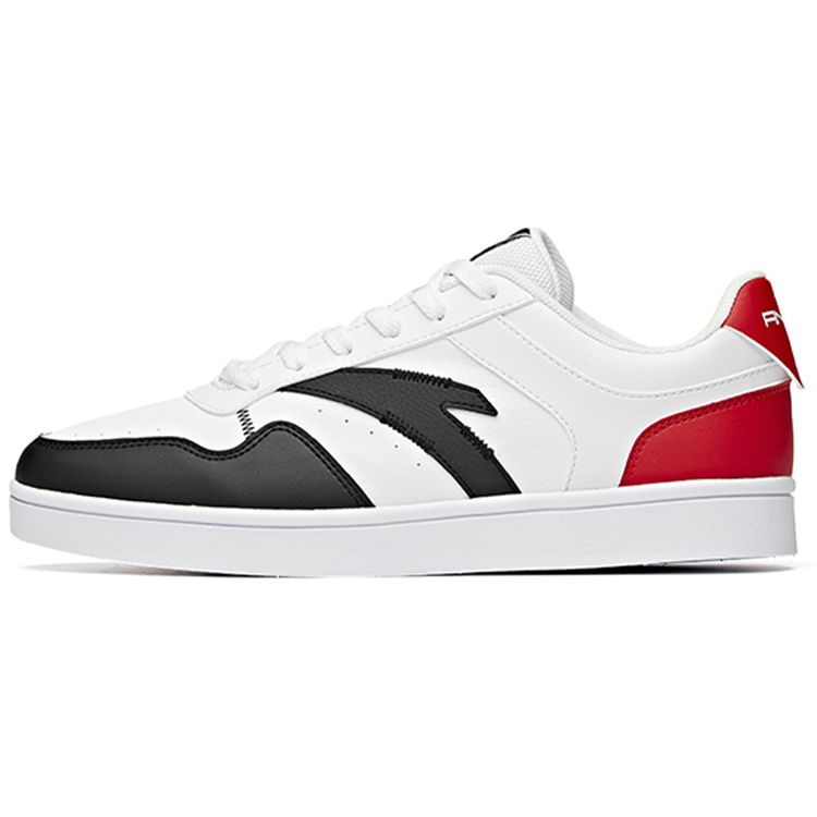 

Anta Кожаные кеды с низким верхом для скейтбординга Мужские кроссовки Белые Черные 912118009-5 40.5