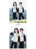 Primary School Sports Uniform Set: Spring & Autumn First Grade Three-Piece Outfit for Kindergarten & Children's Sports Events