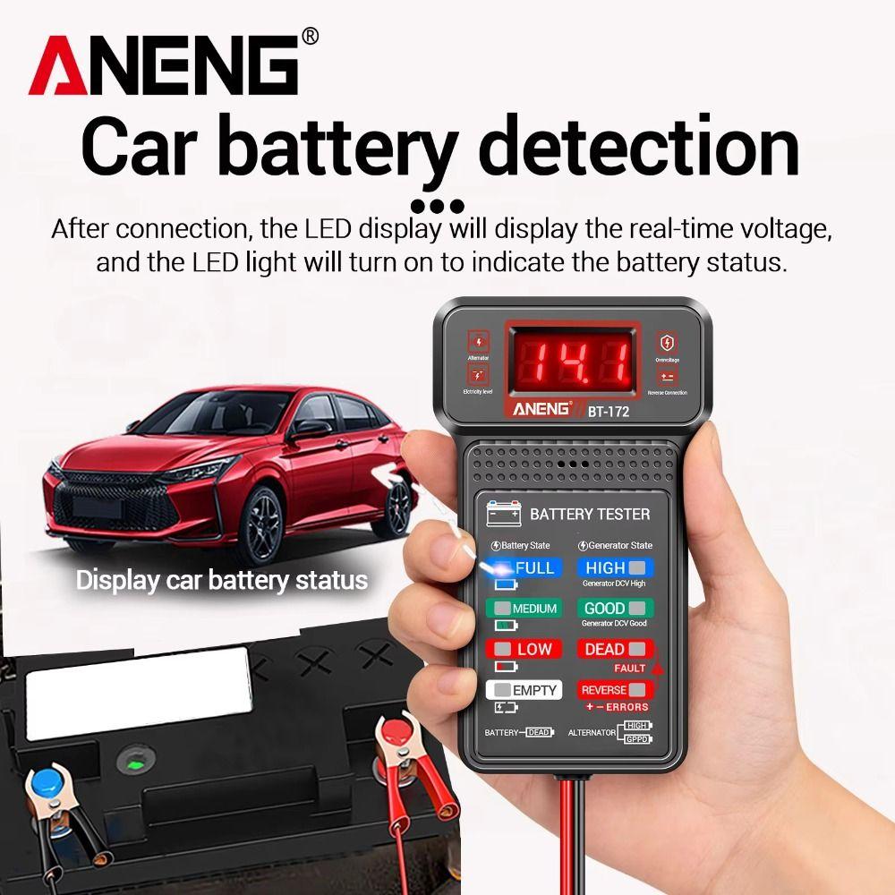 Multifunctional Automotive Battery Analyzer 12V Car Battery Detector  Automotive Repair Tool