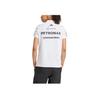 Adidas X Mercedes-Amg Petronas F1 Collaboration SS25 Formula Team Polo Shirt With Letter Pattern Stripes Women Polo Shirts White Mixed-Colors JV5741