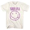 Nirvana Unisex T-shirt: Lila Smiley (Stor)