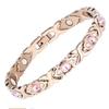 European & American Style Detachable Rhinestone Magnet Bracelet for Men & Women