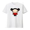 Pucca Liebe Garu Niedlich Koreanische Zeichentrickserie Kawaii T-Shirt vintage Gewaschen Bequem Streetwear Unisex Weich Grafik Stilvoll